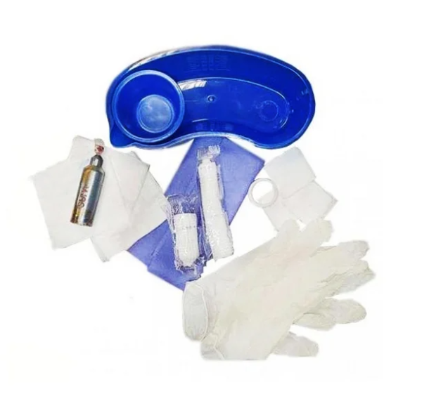 ست پانسمان با دستکش و رسیور سوپا