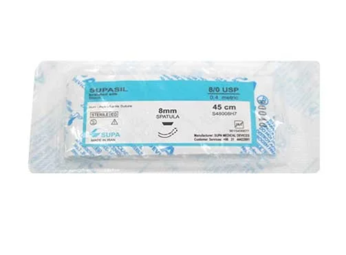 نخ و سوزن سیلک 6/0، 7/0 و 8/0 دو سوزنه اسپاچولا با سوزن 8سوپا