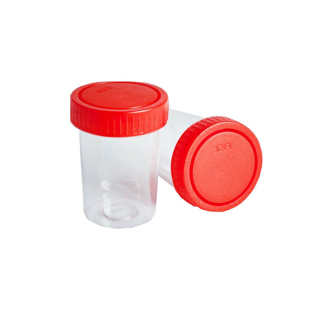 ظرف نمونه گیری ml60 آزمایشگاهی )استریل( شفاف ظرف نمونه گیری ml60 آزمایشگاهی )استریل( نیمه شفاف